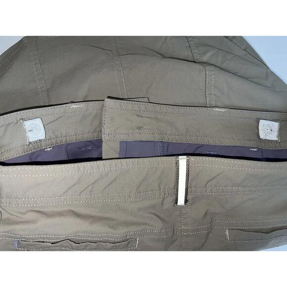 L.L. Bean Skort Girls Size 16 Dark Taupe Purple Shorts Elastic Waist Outdoor - Picture 8 of 12